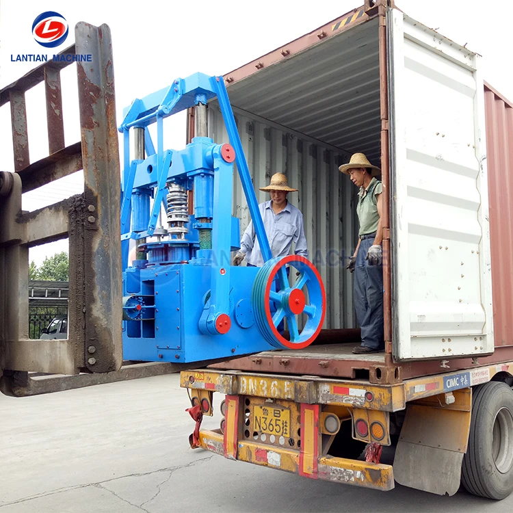 Straw sawdust mixed coal briquettes making machine cow dung briquette machine