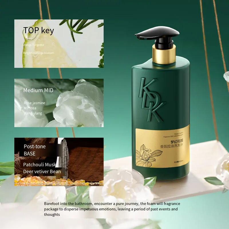 Private Label Hair Care Damage Repair Fluffy Oil Control Anti-Dandruff Shampoo For Everyday Home Use 400ml