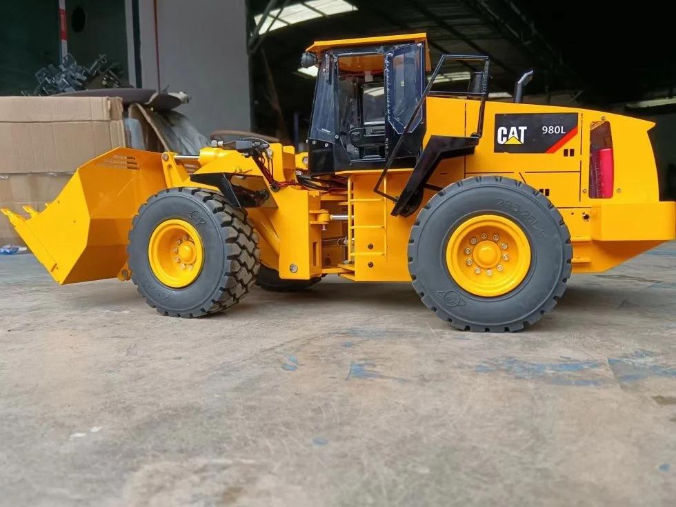 1:14 rc loader model-1/14 rc loader  metal remote control hydraulic loader model 980l