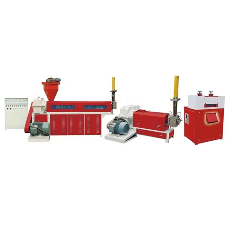 
double stage water cooling plastic pelletizer recycled plastic extruder 