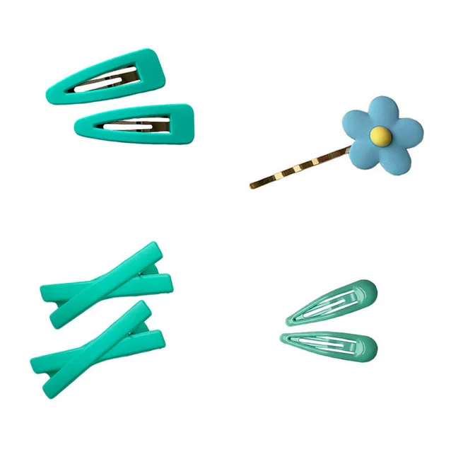 Wholesale Colorful Cute Children Plastic Hair Clip Sets for Girls BB Pins Hair Accessorise