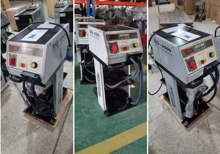 Auto paintless dent repair, spot welder machine with dent puller