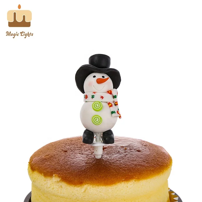 Hand Made Polymer Clay Christmas Snowman Ornament Decoration