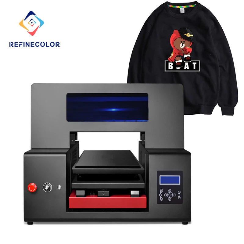  Refinecolor высокая скорость 1440 точек/дюйм A3 планшетный принтер DTG для футболок из парусины сумка поставленные зоводами непосредственно под давлением