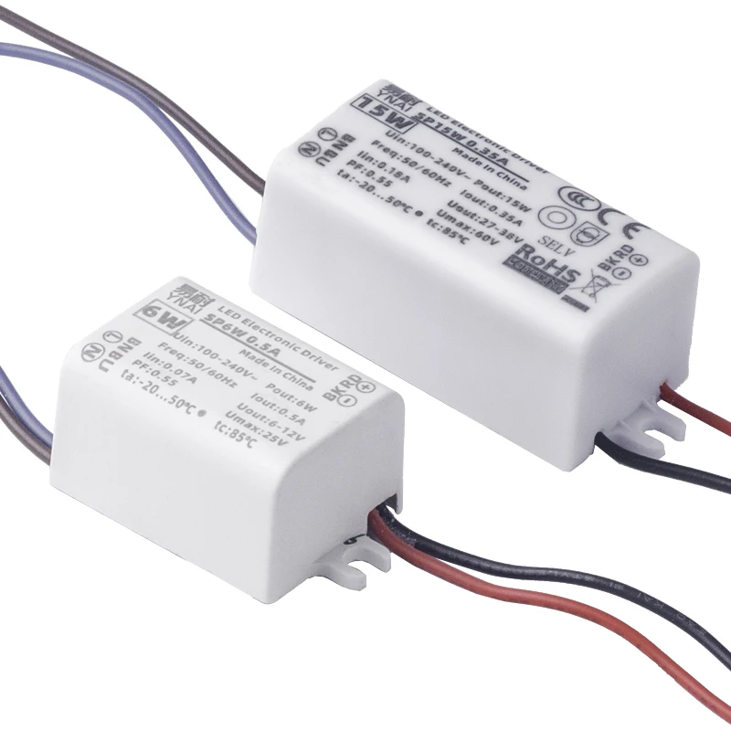 6W 6-12V 550mA светодиодный драйвер OVP LVP