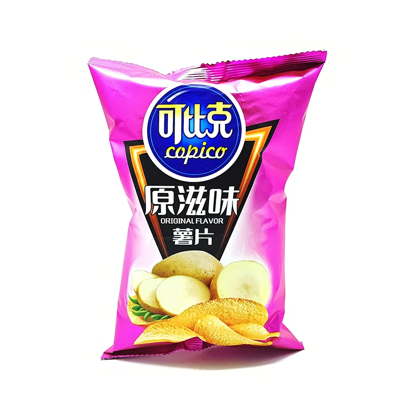Оптовые пакеты для мгновенных пищевых продуктов с фруктовыми ароматами, картофельные чипсы