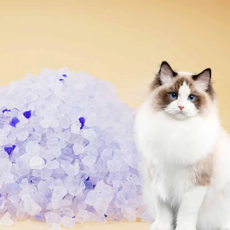 Hot Sale Crystal Sand Cats None Dust Silica Gel Cleaning Products Silicone Cat Litter