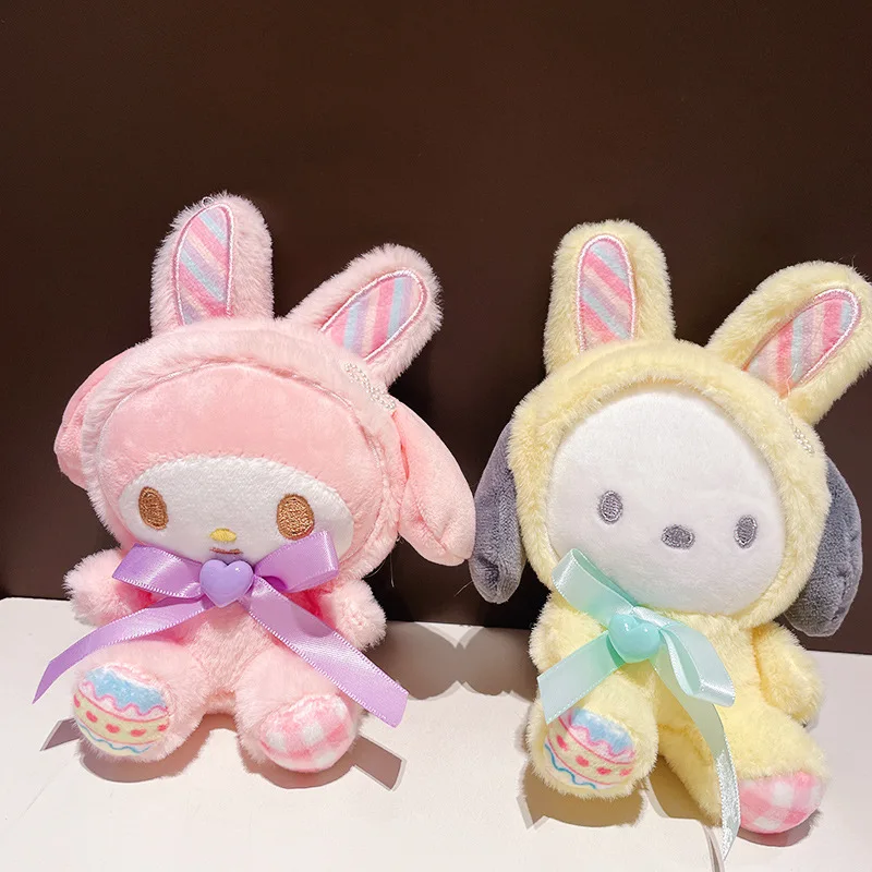 2024 New Wholesale Cute Keychain Dolls Mini Cartoon Dolls Children Student School Bags Plush Toys Small Ornaments