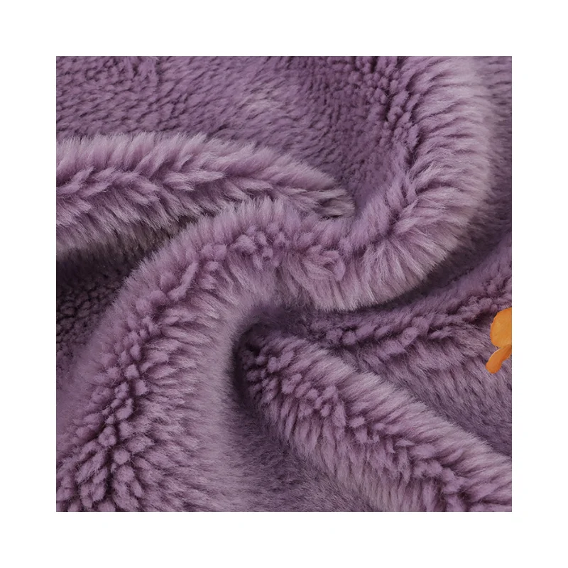 Cheapest best quality multi colour polyester 160cm knitting tweed woolen fleece fabric for autumn and winter blanket