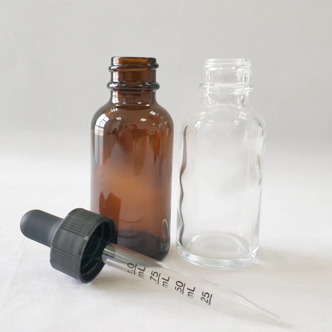 18mm 20mm 22mm Neck Child Resistant Plastic Pipette Droppers with Screw Cap for boston round bottle dropper bottle