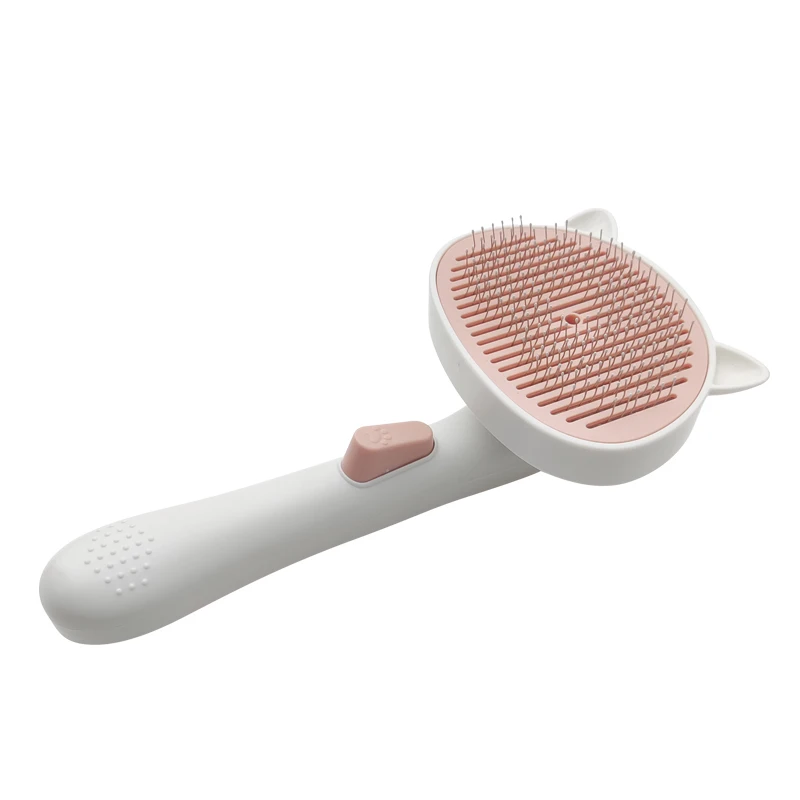 Pet Hair Grooming Pet Brush Comb Remover Shedding Slicker Self Cleaning Cat Hair Brush