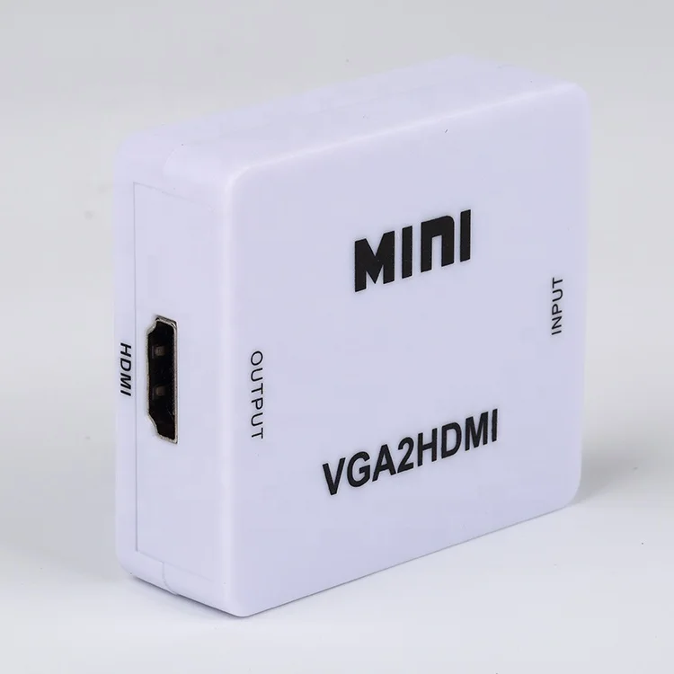 Mini VGA to HD Converter Adapter Full HD1080P Converter for PC Laptop Converter