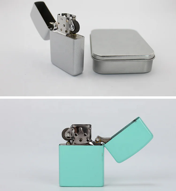 Cheap Custom Logo Flame Oil Flint Lighter For Cigarette