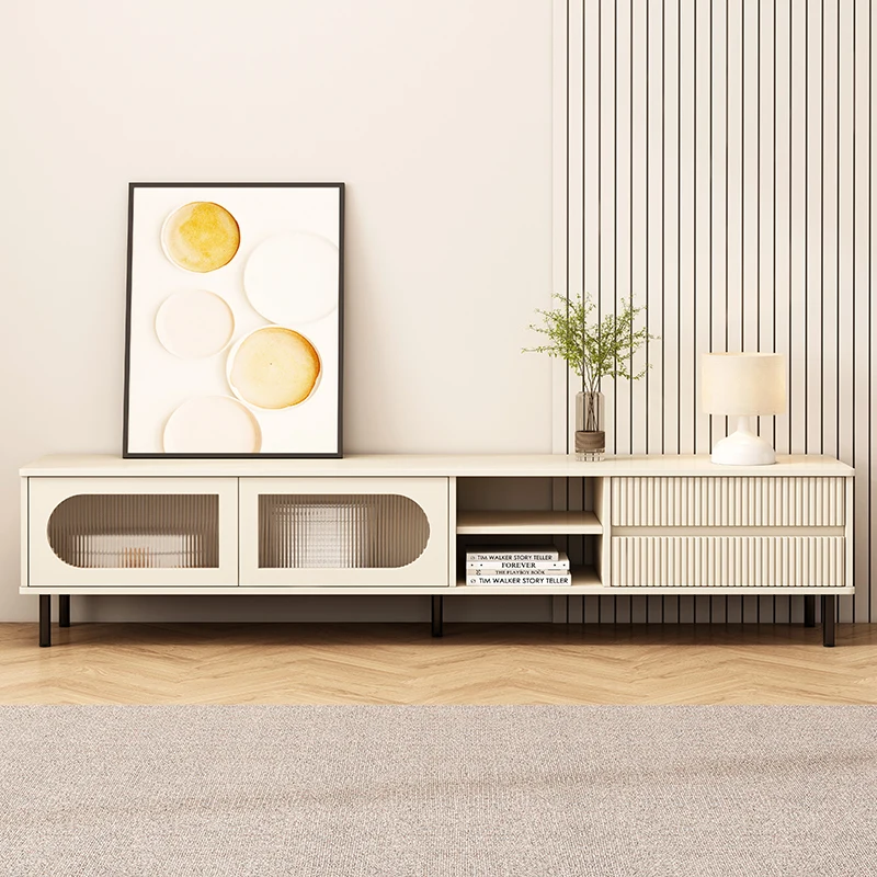 Modern living room fashionable decoration Nordic light luxury style design TV cabinet