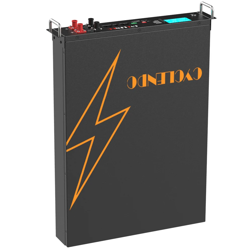 Ultra thin 48v server rack battery for energy storage