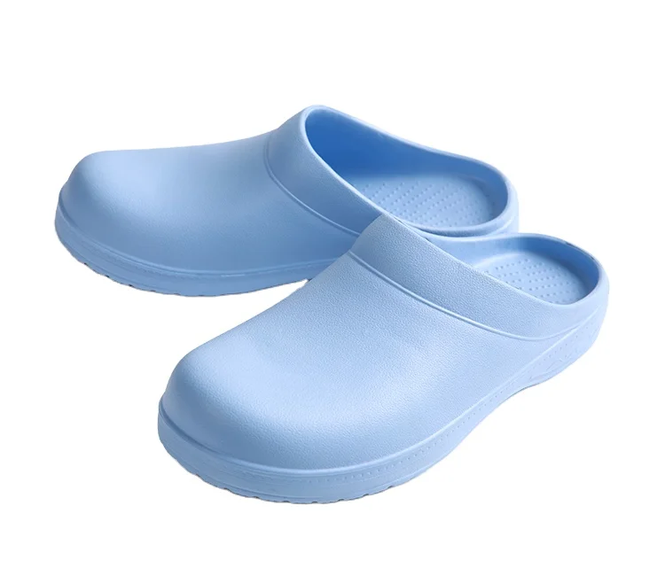Wholesale Safety Slip Resistant Shoes EVA Lightweight Garden Working Kitchen Chef Nurse Shoes