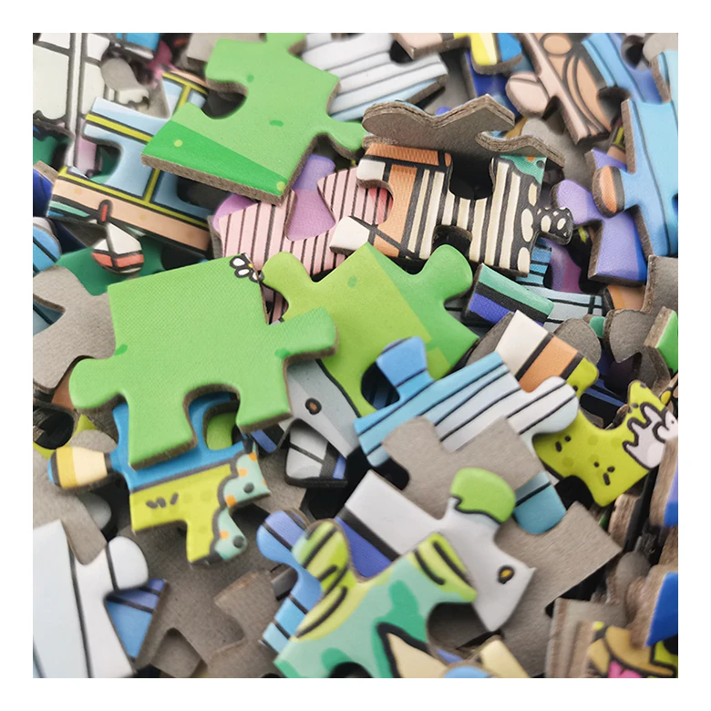 Custom Packaging 1000 Pcs Custom Puzzle Game Interesting Toy Jigsaw Puzzles For Adults Family