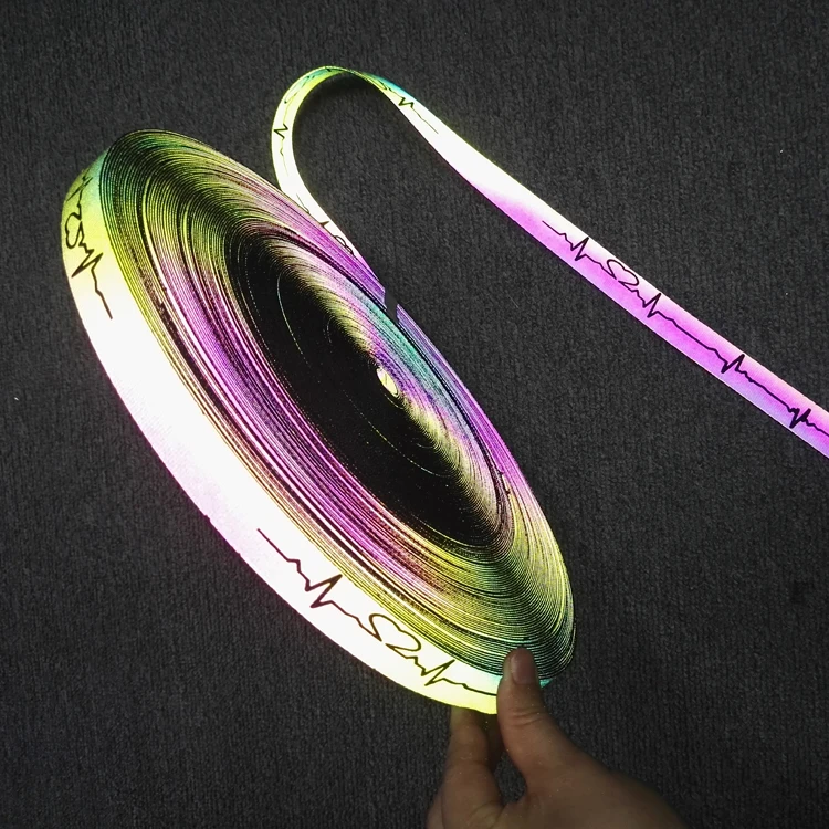 Custom reflective elastic band logo underwear elastic band waist band