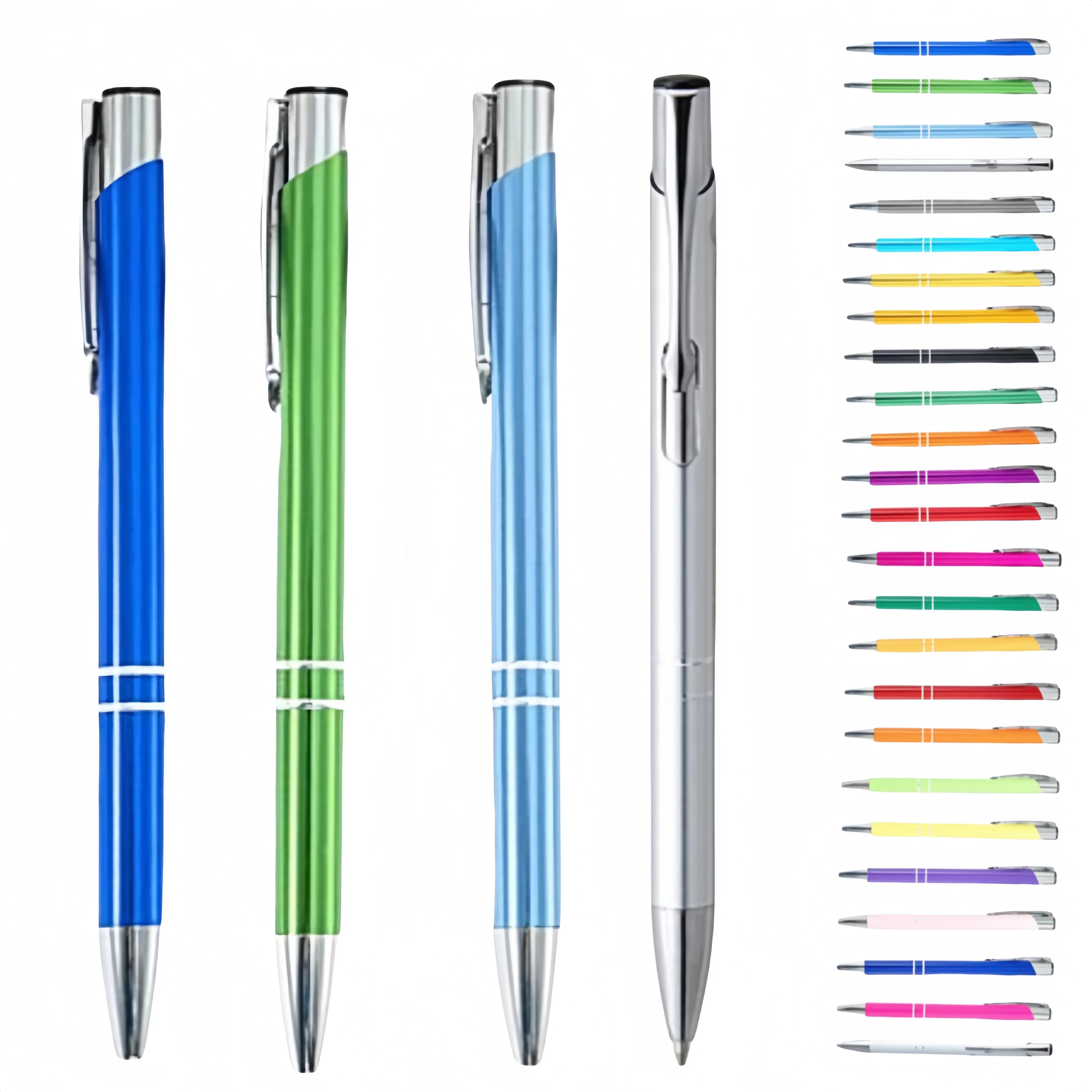 Custom Multicolor Luxury Metal Roller Pens Premium Ballpoint Pens with Logo for Automotive Advertising & Promotion Logo Gifts