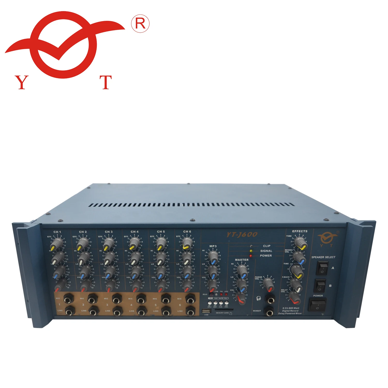  YT-J600 mono 600 Вт наружный FM-усилитель микрофона с
