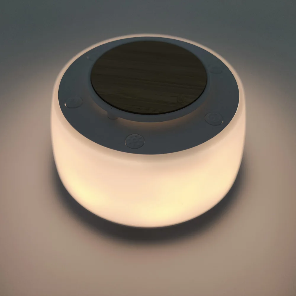 Smart White Noise Machine bluetooth Baby White Noise Sounds Sleep Timer with Warm White Night Light