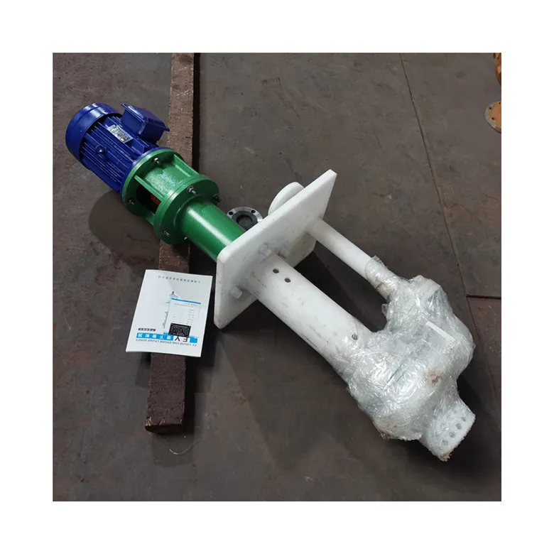 Plastic Semi-Submersible Pump resistance of strong corrosive vertical underwater pump  Ultra high Molecular Weight Polyethylene