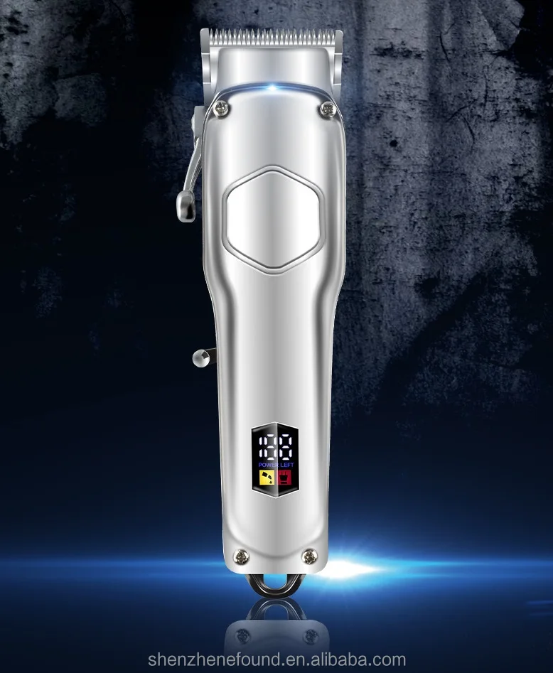 Professional electric wireless barber hair clipper trimmer clipper professional cutter usb rechargeable men cutting machine