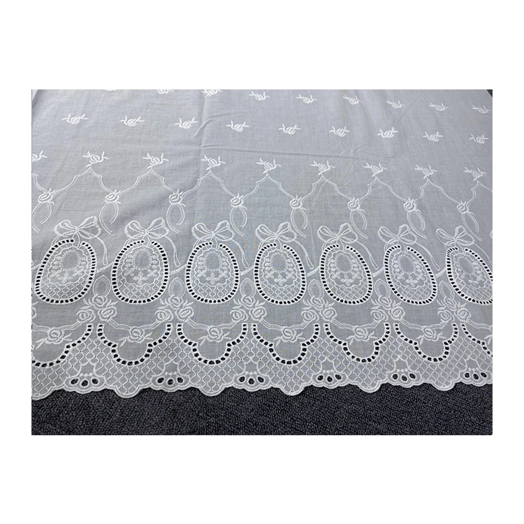 
 Новый тип, Лидер продаж, хлопчатобумажная ткань с вышивкой для постельного белья  