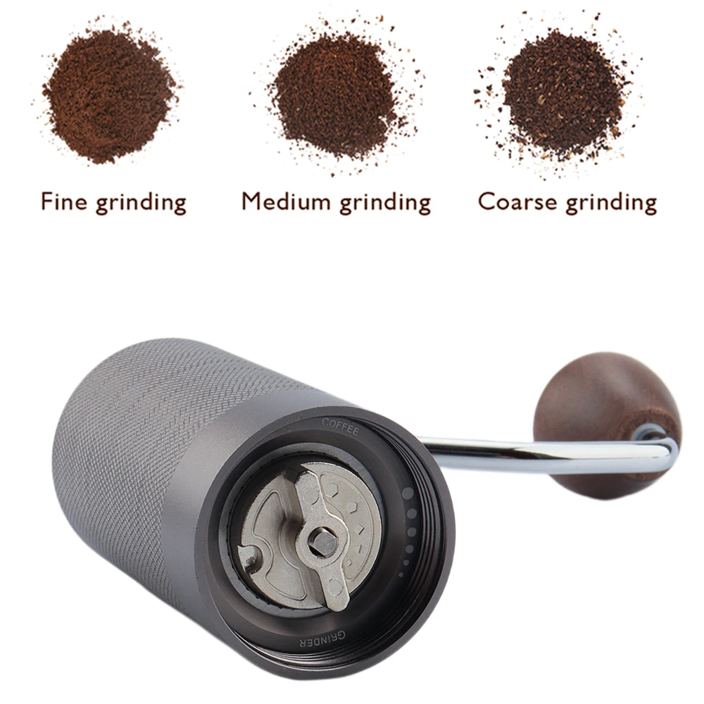 Hot Sale Stainless steel Conical burr Coffee Grinders 30g Capacity Hand Manual Coffee Grinder Free Custom Logo