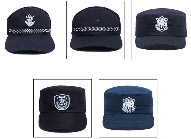 
Military- Uniform Officer Peaked Hat Captain Security Guard Hat 