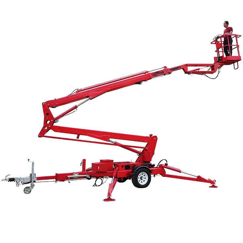 Customizable 20m Hydraulic Spider Boom for Specialized Aerial Work