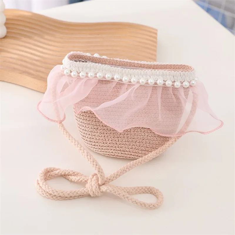 Girl Purse,Hot Sale Mini Crossbody Bag Hand Made Straw Toddler Little Girl Fashion Purse