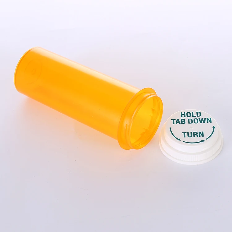 Wholesale Factory Selling 60ML Plastic Reversible Thumb Click Vials Medicine Vials Bottles