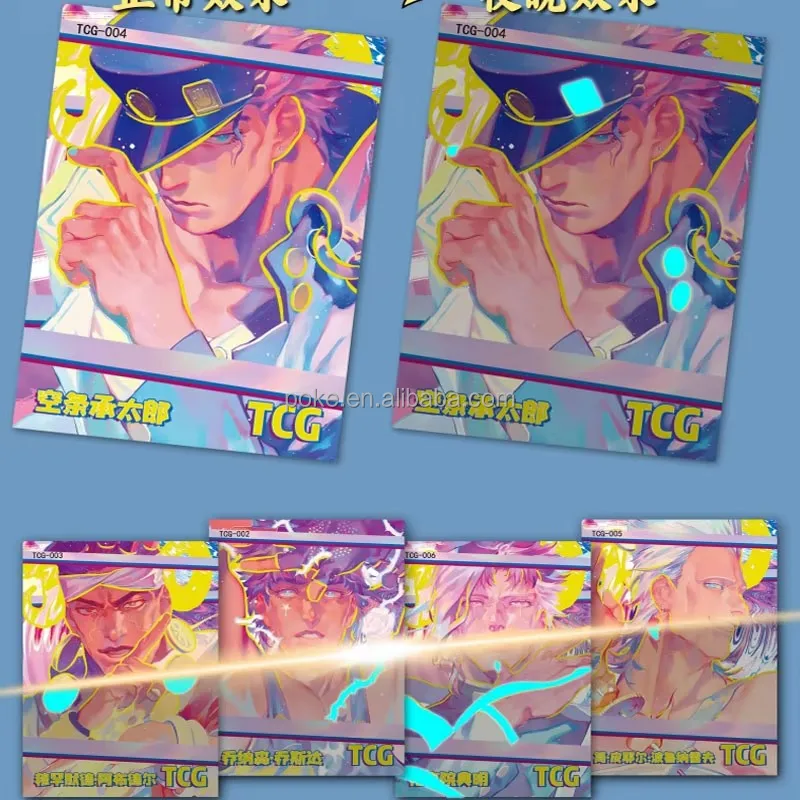 Оптовая продажа коллекционная карточка JoJo для странных приключений ACG TCG CCG Booster Box Подарочные игрушки хобби аниме JOJO причудливые приключенческие открытки
