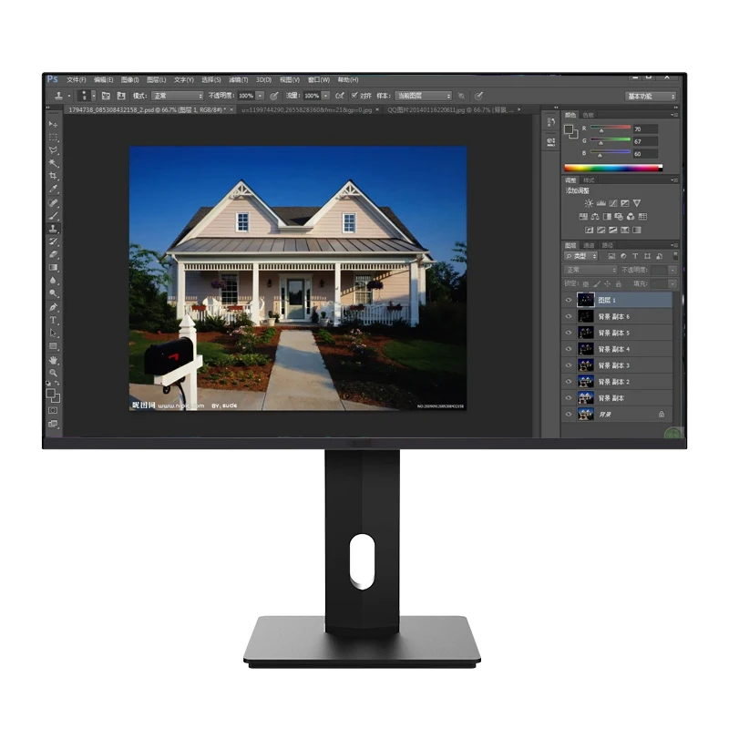 4k Monitor 32 Inch Lcd Monitors Curved Borderless Professional 4k Gaming Monitors