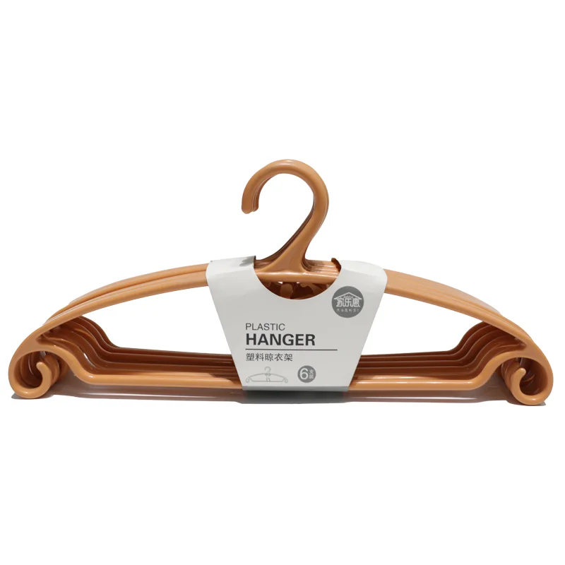 Portable Adult T-shirt Plastic Hanger New Pp Material Wide Shoulder Storage Travel Wardrobe Clothing Hanger