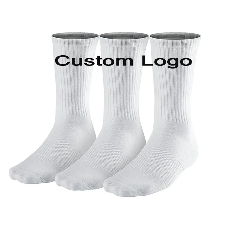 2023 new high quality customised sublimation blank socks white custom embroidery socks printed mens socks