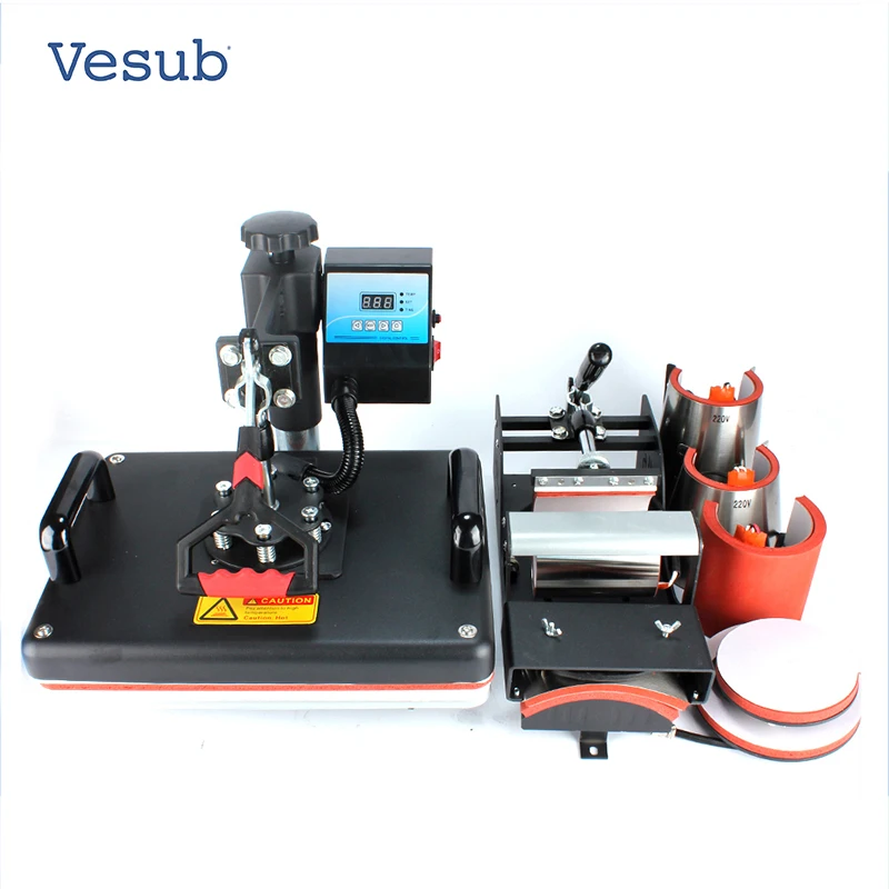 Brand-new 8 in 1 Combo Heat Press Machine Multifunctional Sublimation Printing Machine for Wholesale Sample