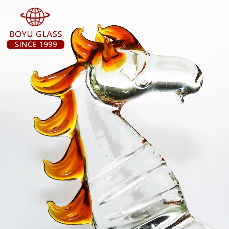 2024 New Design Horse Shaped Glass Bottle Craft Bottle Decanter Wine Bottle