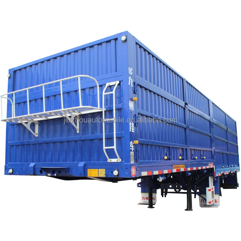 Highly Safe 12R22.5 Iron Multimodal Tyre New Condition Carbon Steel Semi-Trailer Coal Transport Van Truck Trailers Max Payload