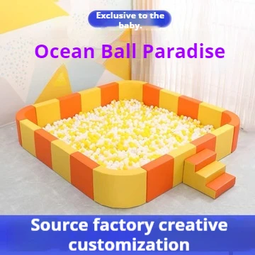 Wholesale Custom Lightweight Environmental Friendly Thicken Plastic Ocean Ball Pool Colorful Wave Ball Kids Playground Baby Toy
