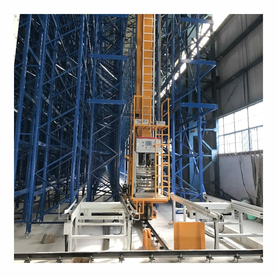 Pallet Stacker ASRS Automatic Storage  Pallets Warehouse Storage Racking Automatic Storage and Retrieval System