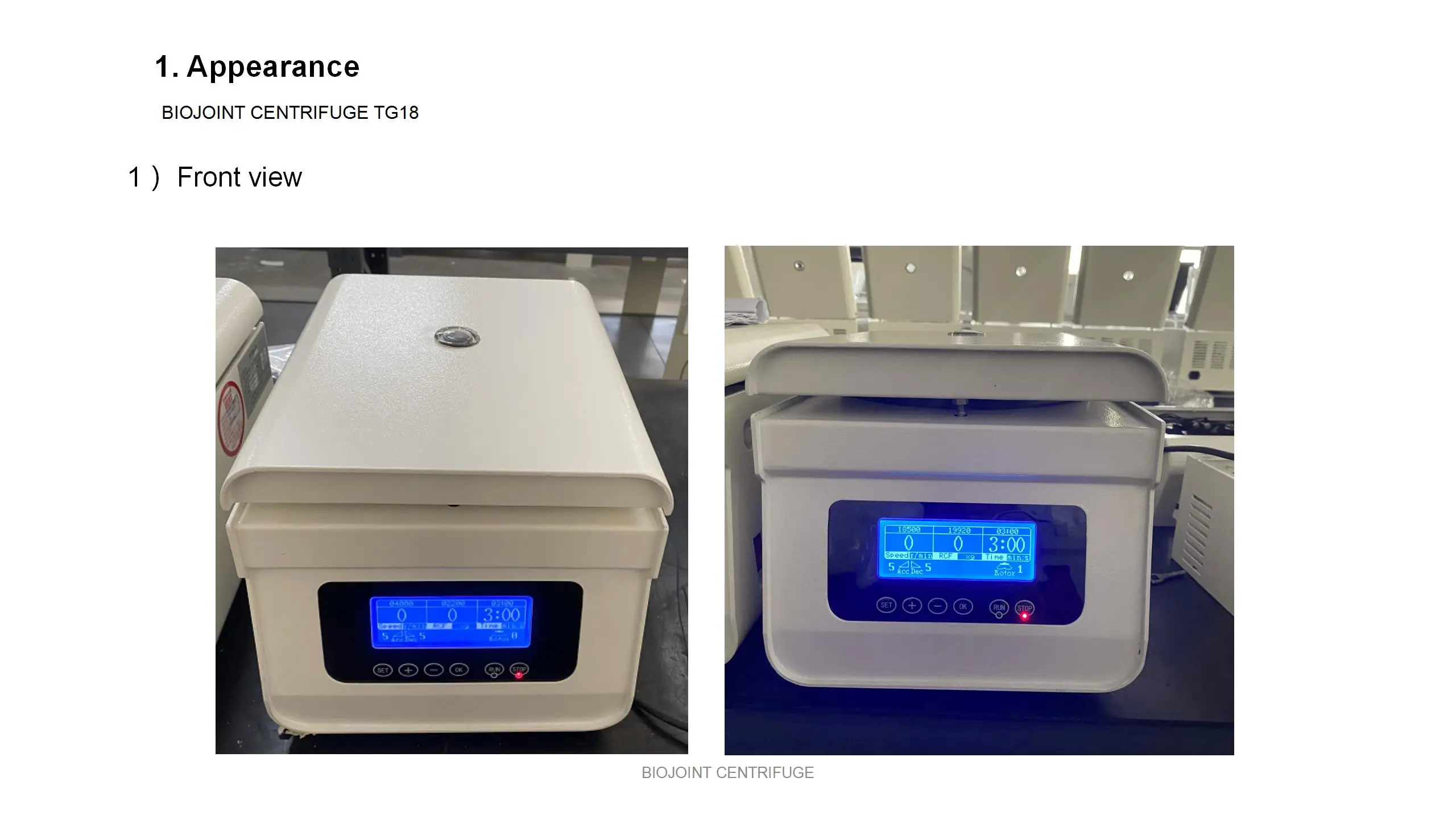 Tabletop 18000rpm High Speed Low Noise Clinical and Laboratory Centrifuge  TG18-WS