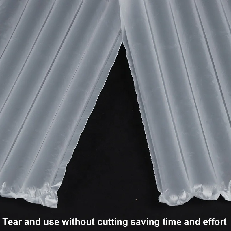 logistics packaging Inflatable Air Column Shape Bubble Film Wrap Roll