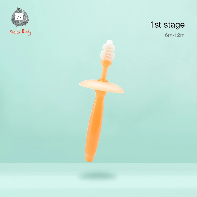 Standard soft Baby first stage Toothbrush baby trainning toothbrush