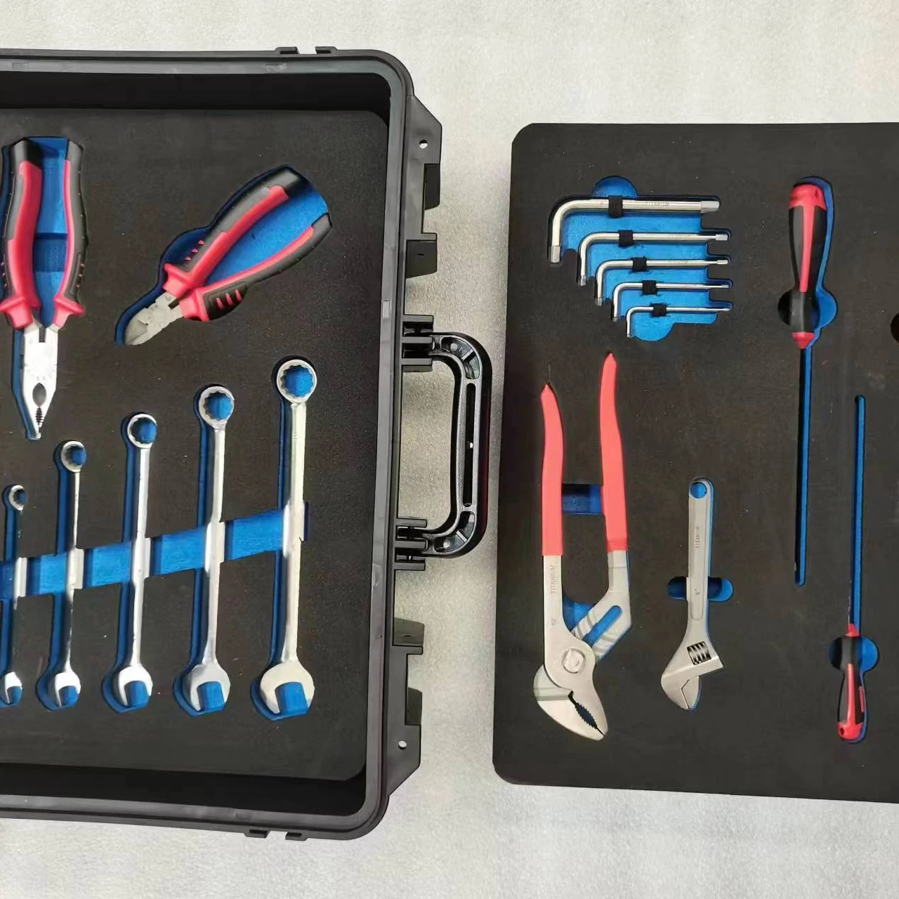 High Quality Titanium Non-magnetic Toolbox 26pcs Customized combination of tools