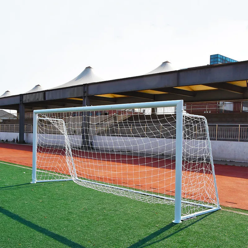 Factory sale Aluminium portable soccer goal post wear resistance football goal post movable goals for soccer