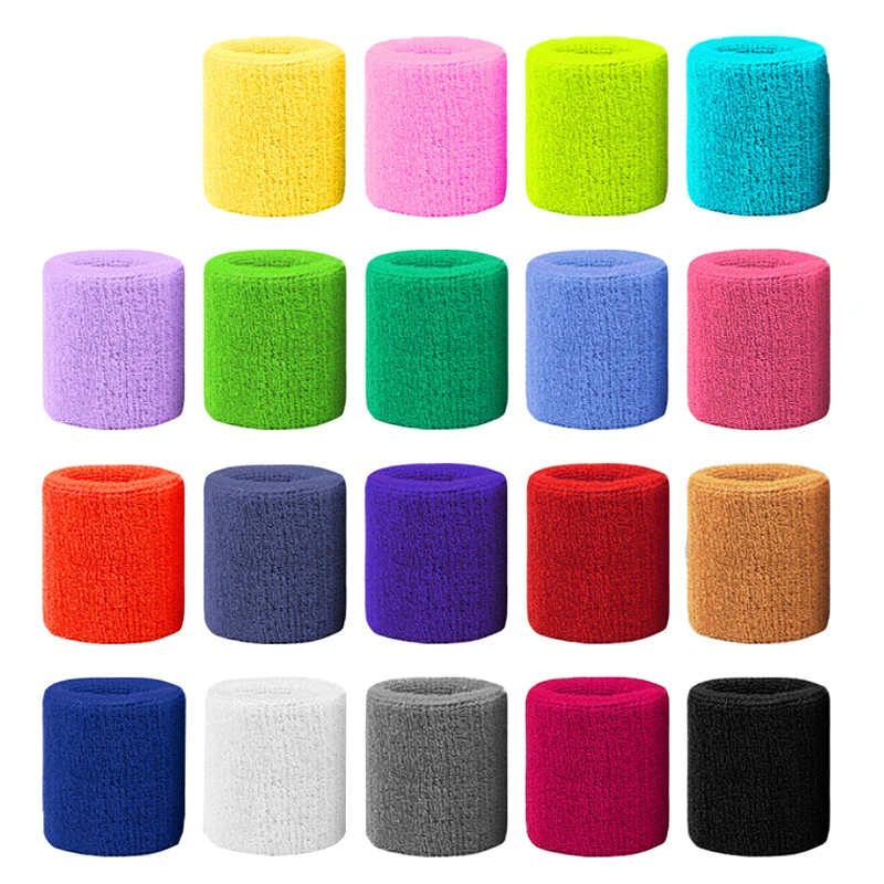Absorb Wrist Sweatbands for Football Basketball Running Comfortable Towel Wristbands Tennis Wrist Support