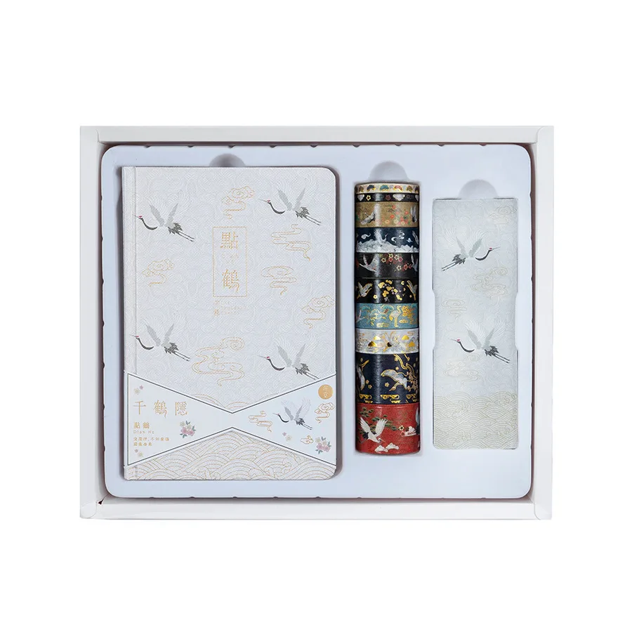 New Sale Limited Children Adult Stationery Gift High Quantity Chinese Style Full Color Page Diary Stationery Set