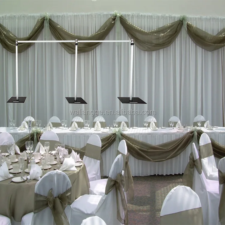 church frame backdrops pipe and drape adjust size